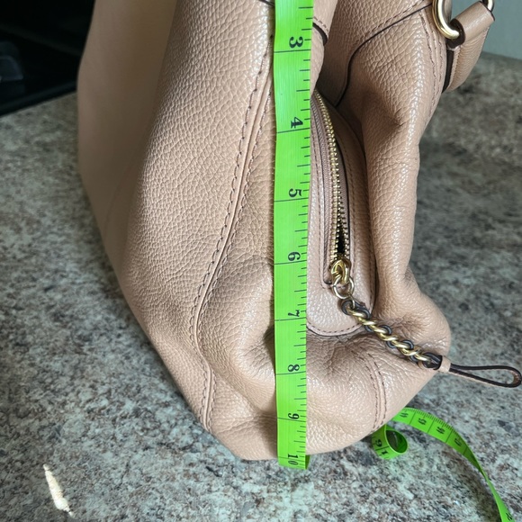 COACH FLORAL SINCHED SHOULDER PURSE - Picture 10 of 15